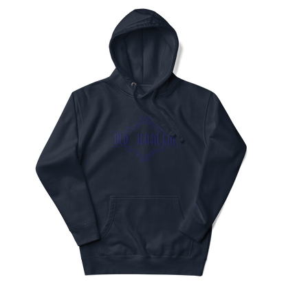 Old Harlem Vintage Art Deco Hoodie, Embroidered Unisex Hoodie Collection