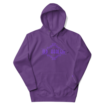 Old Harlem Vintage Art Deco Hoodie, Embroidered Unisex Hoodie Collection