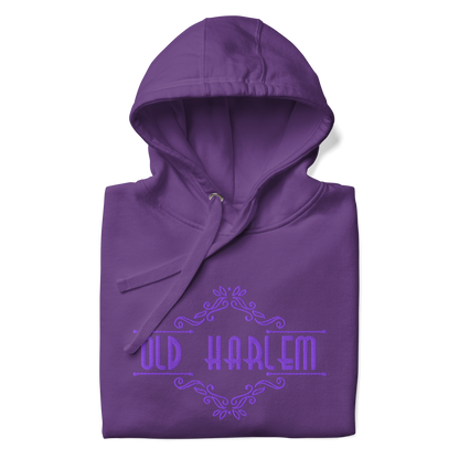 Old Harlem Vintage Art Deco Hoodie, Embroidered Unisex Hoodie Collection