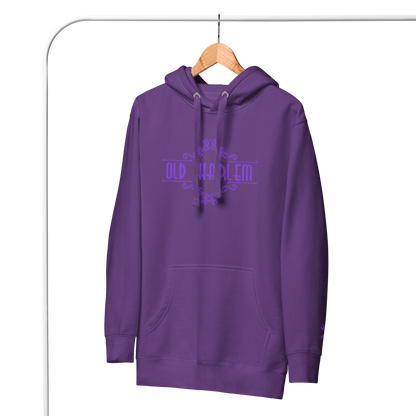 Old Harlem Vintage Art Deco Hoodie, Embroidered Unisex Hoodie Collection