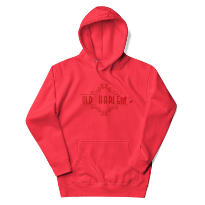 Old Harlem Vintage Art Deco Hoodie, Embroidered Unisex Hoodie Collection