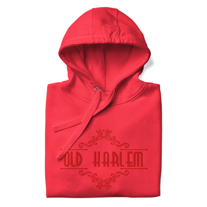 Old Harlem Vintage Art Deco Hoodie, Embroidered Unisex Hoodie Collection