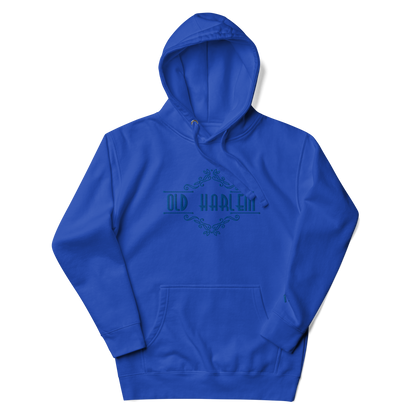 Old Harlem Vintage Art Deco Hoodie, Embroidered Unisex Hoodie Collection