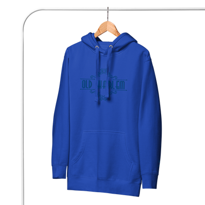 Old Harlem Vintage Art Deco Hoodie, Embroidered Unisex Hoodie Collection