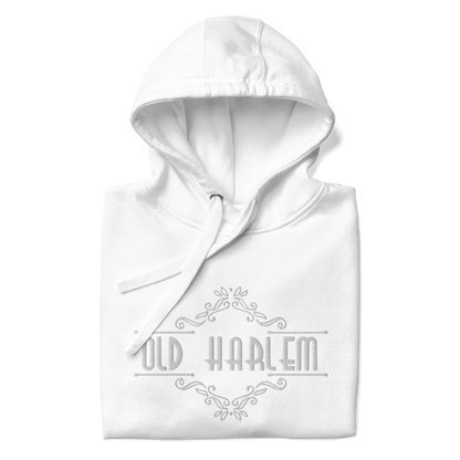 Old Harlem Vintage Art Deco Hoodie, Embroidered Unisex Hoodie Collection
