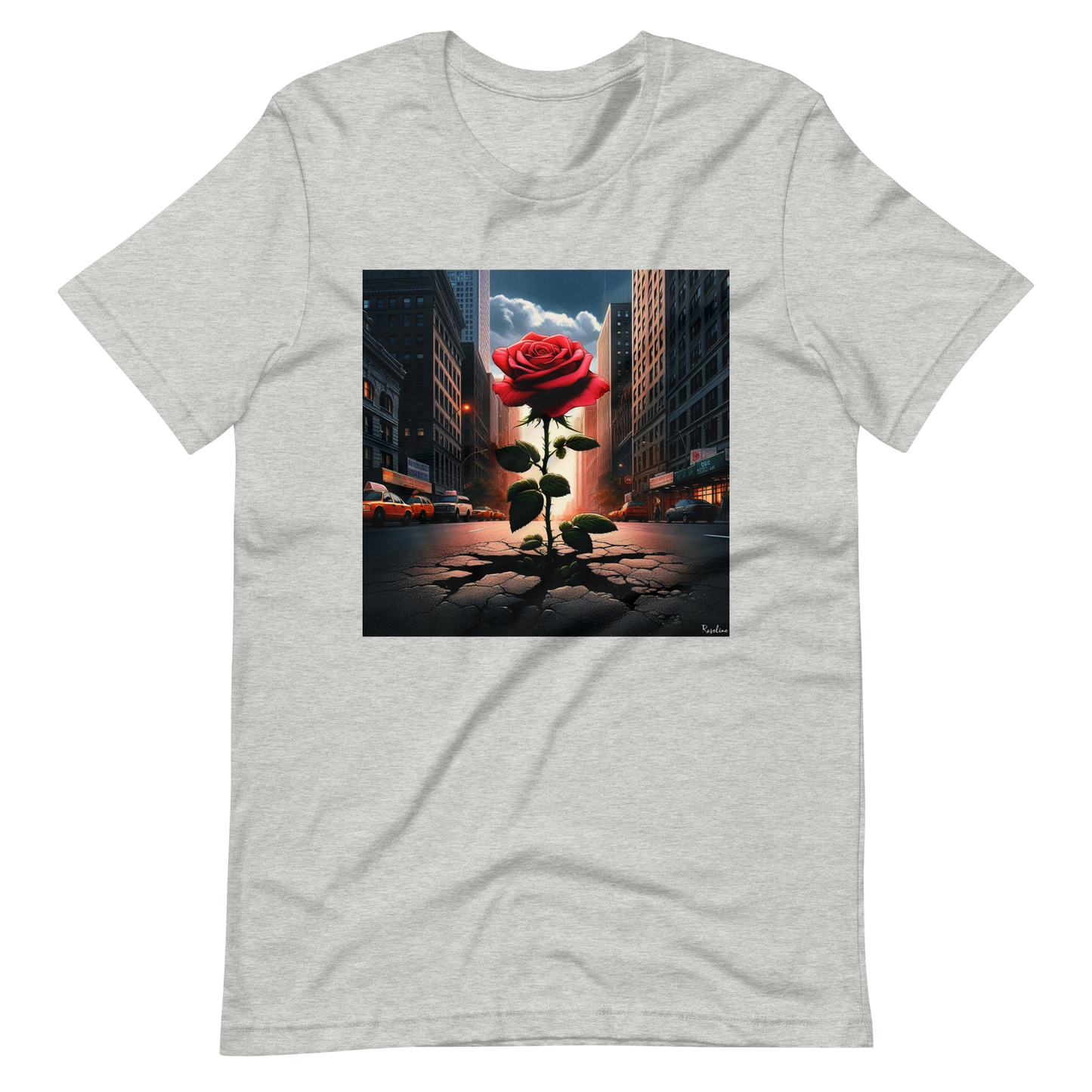 T-shirt unisexe DTG avec illustration Roseline™