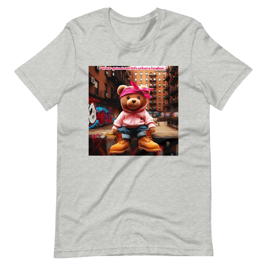 Camiseta unisex con estampado de oso rosa y bandana Love The Hustle™