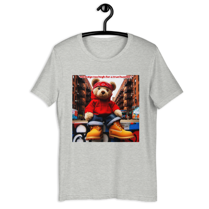 Love The Hustle™ Bandana Red Bear DTG Unisex T-Shirt