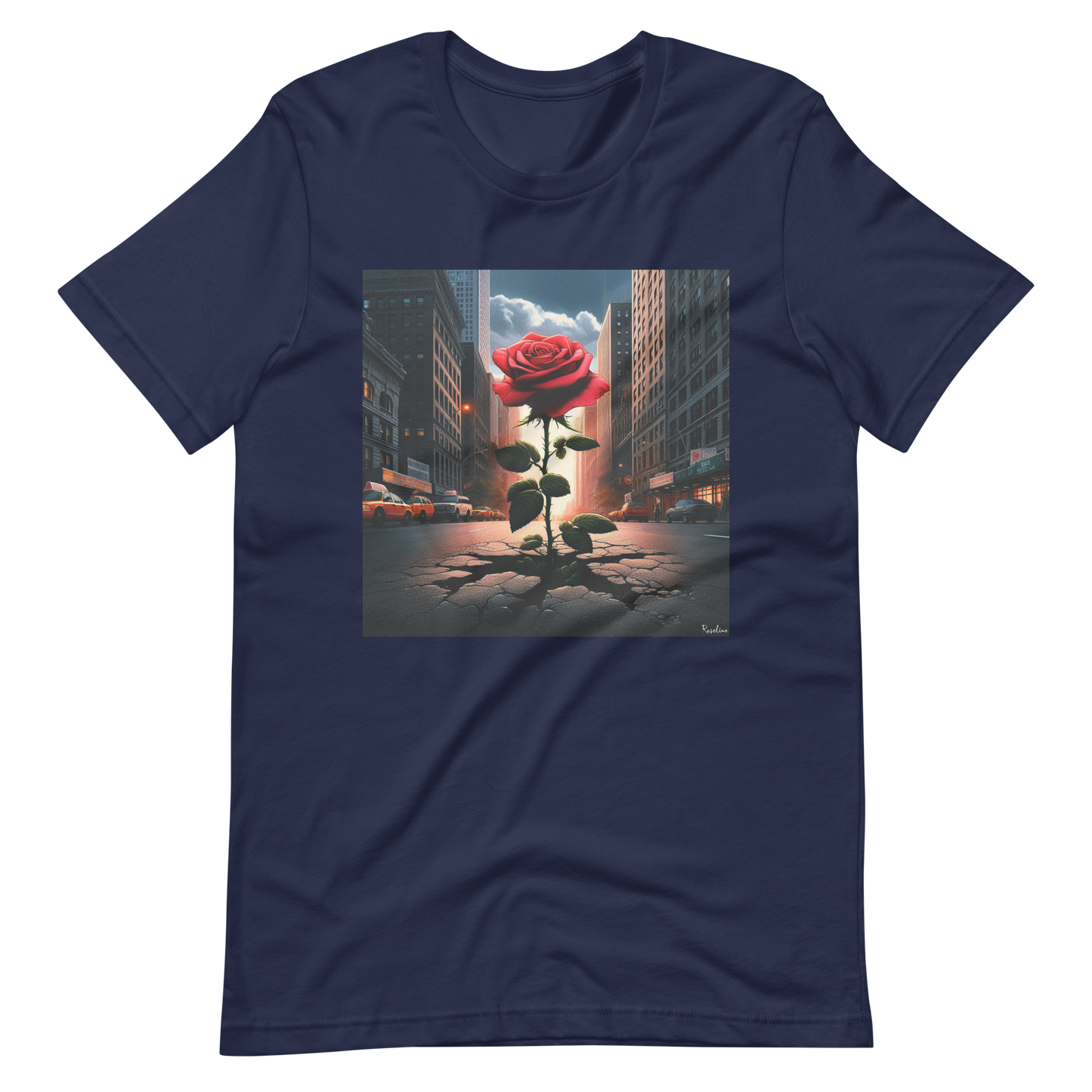 T-shirt unisexe DTG avec illustration Roseline™