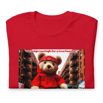 Love The Hustle™ Bandana Red Bear DTG Unisex T-Shirt