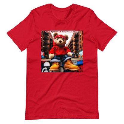 Love The Hustle™ Bandana Red Bear DTG Unisex T-Shirt