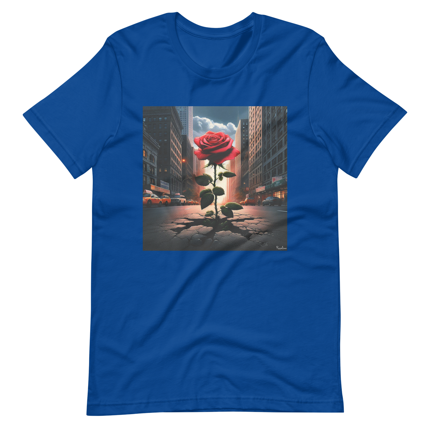 T-shirt unisexe DTG avec illustration Roseline™