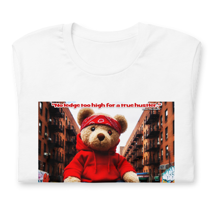 Love The Hustle™ Bandana Red Bear DTG Unisex T-Shirt