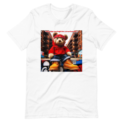 Love The Hustle™ Bandana Red Bear DTG Unisex T-Shirt